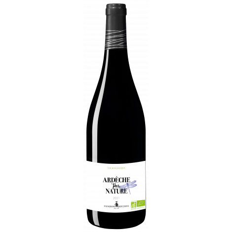 Ardèche Par Nature BIO* Vin biologique Rouge 2020 75cl