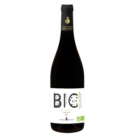 Côtes du Rhône Bio* Vin biologique Rouge 2018 75cl