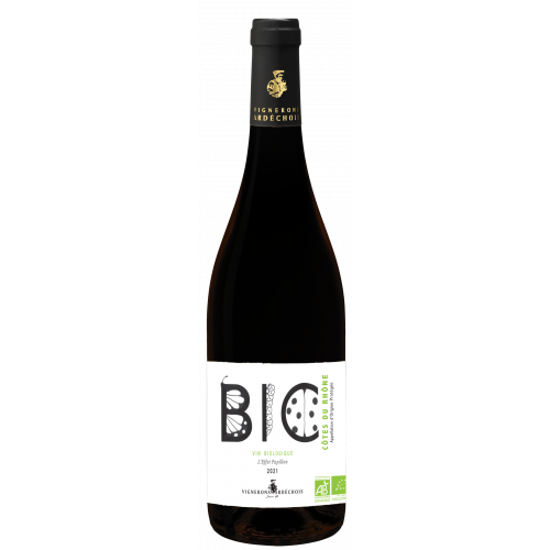 Côtes du Rhône Bio* Vin biologique Rouge 2018 75cl