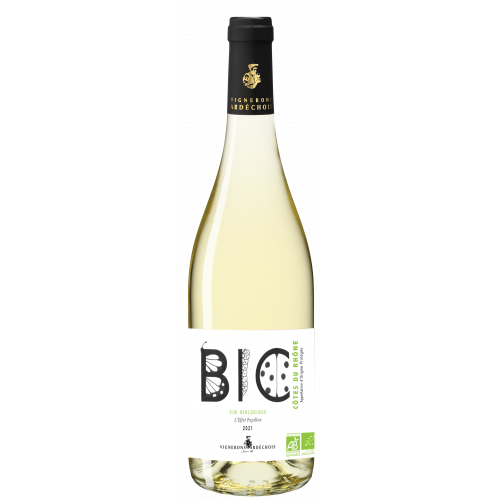 Côtes du Rhône Bio* - L'Effet Papillon Blanc - Vin biologique 2021 75cl